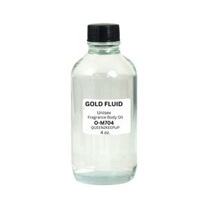 Gold Fluid (Unisex) Body Oil 4 oz Fragrance All Natural Scent